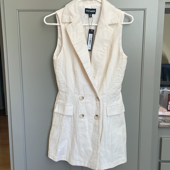 NWT Steven Madden Paris Double Breasted Blazer Romper - Picture 5 of 13